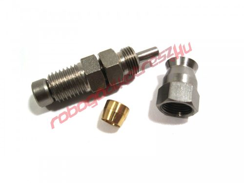 Allegri Cesare Fékcső fitting, Egyenes, Külső menet, Rövid 10x1,25 (Nikkel-Réz)