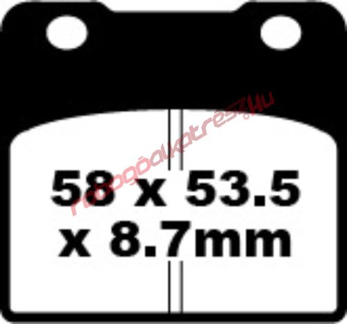 EBC fékbetét, FA 103V