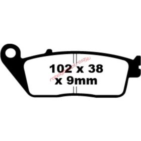 EBC fékbetét, FA 142V