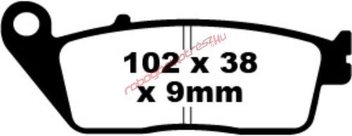 EBC fékbetét, FA 142V