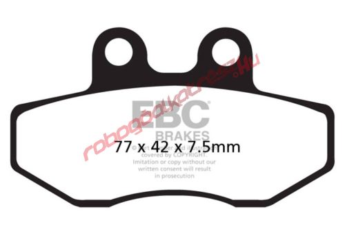 EBC fékbetét, FA 167