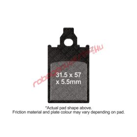 EBC fékbetét, SFA 116