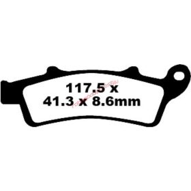 EBC fékbetét, SFAC 324