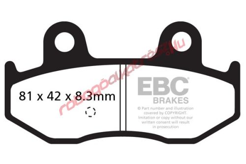 EBC fékbetét, SFAC 411