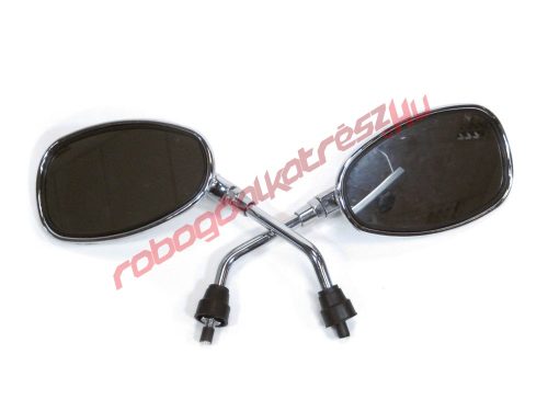 Motowell visszapillantó tükör, Párban, Króm