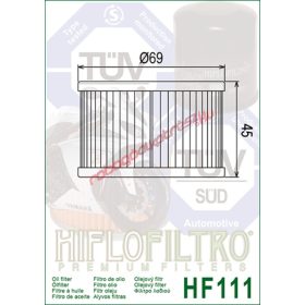 Hiflofiltro olajszűrő, HF111