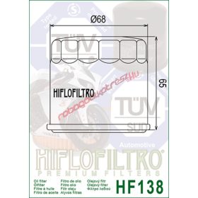 Hiflofiltro olajszűrő, HF138C