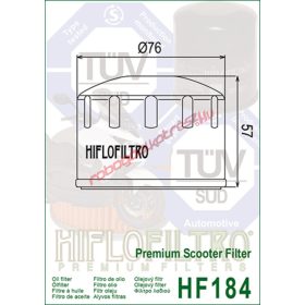 Hiflofiltro olajszűrő, HF184