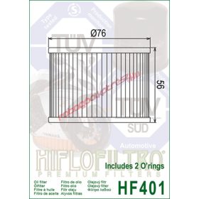 Hiflofiltro olajszűrő, HF401