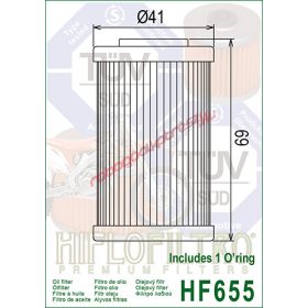 Hiflofiltro olajszűrő, HF655
