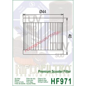 Hiflofiltro olajszűrő, HF971