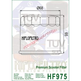 Hiflofiltro olajszűrő, HF975