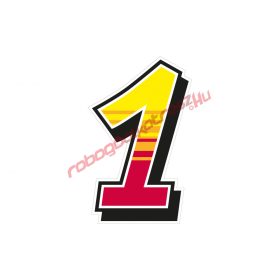 Malossi rajtszám matrica, 1