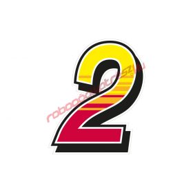 Malossi rajtszám matrica, 2