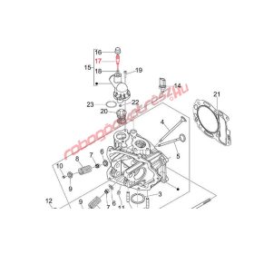 Piaggio légtelenítő szelep, Aprilia/Piaggio 125-350