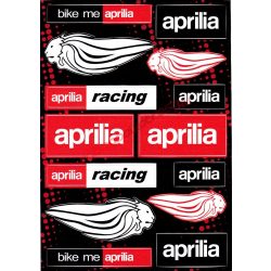 Matrica szett, Aprilia Racing, Fekete