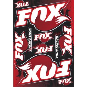 Matrica szett, Fox Racing, Piros, A5