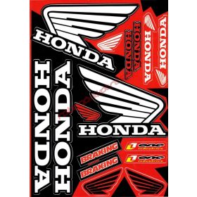 Matrica szett, Honda, Fekete