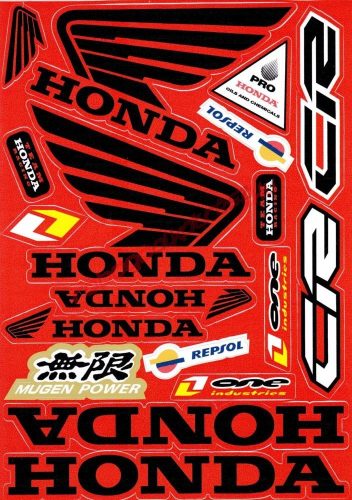 Matrica szett, Honda CR