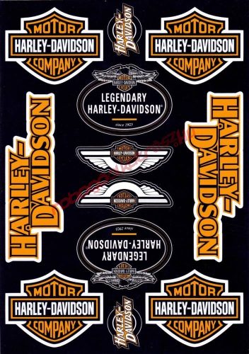 Matrica szett, Harley Davidson
