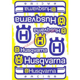 Matrica szett, Husqvarna, Kék