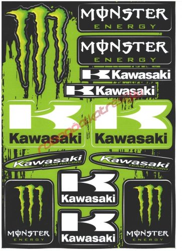 Matrica szett, Kawasaki Monster