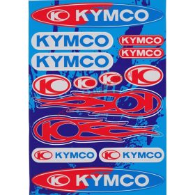 Matrica szett, Kymco, Ezüst