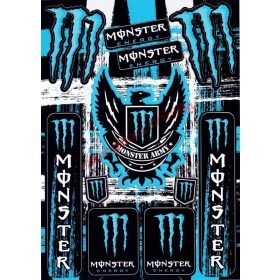Matrica szett, Monster Army, Kék