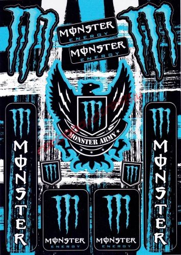 Matrica szett, Monster Army, Kék