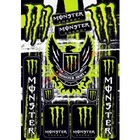 Matrica szett, Monster Army, Zöld