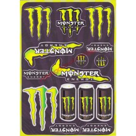 Matrica szett, Monster Energy, Zöld