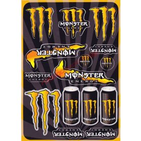 Matrica szett, Monster Energy, Narancs