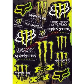 Matrica szett, Monster Fox, Zöld