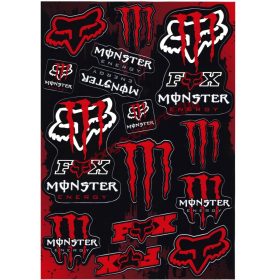 Matrica szett, Monster Fox, Piros