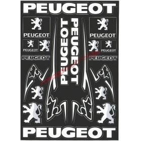 Matrica szett, Peugeot fekete