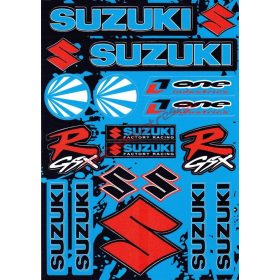 Matrica szett, Suzuki GSX-R kék