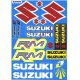 Matrica szett, Suzuki RM, Kék