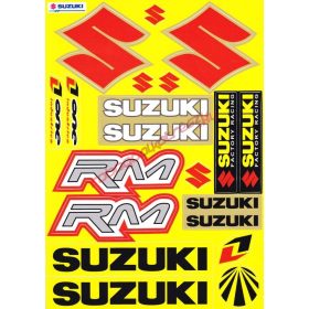 Matrica szett, Suzuki RM, Sárga