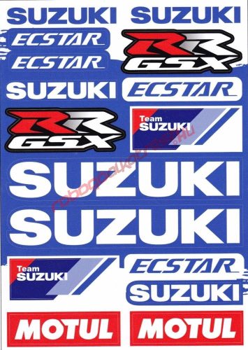 Matrica szett, Suzuki Team
