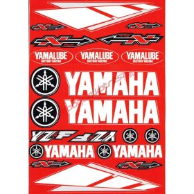 Matrica szett, Yamaha YZF, Piros