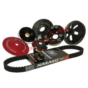   Naraku komplett hajtás szett, 729 mm,  Kínai 4T 50 ccm 139QMB