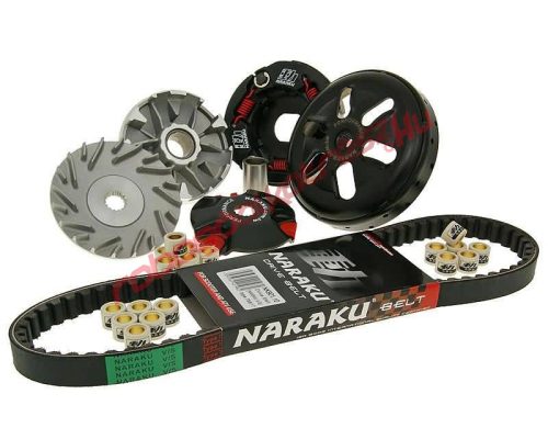 Naraku komplett hajtás szett, Racing, 788mm, 1E40QMB, Keeway, CPI, Generic