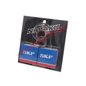 Naraku főtengely csapágy szett, SKF C3 Fém, Minarelli AM