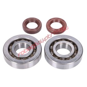 Naraku főtengely csapágy szett, HD, FKM, Piaggio/Gilera