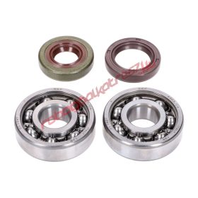   Naraku főtengely csapágy szett, SKF C4 Fém/FKM Premium, Minarelli AM