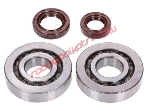 Naraku főtengely csapágy szett, SKF C3 Fém/FKM Premium, Kymco, SYM álló