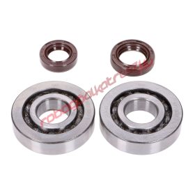   Naraku főtengely csapágy szett, SKF C3 Fém/FKM Premium, Peugeot álló Euro1