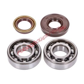   Naraku főtengely csapágy szett, SKF C4 Fém/FKM Premium, Minarelli 