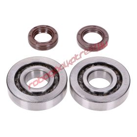   Naraku Főtengely csapágy szett, SKF, FKM Premium, C3 fém, Piaggio 50