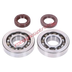   Naraku főtengely csapágy szett, SKF C4 TN9/FKM Premium, Piaggio/Gilera